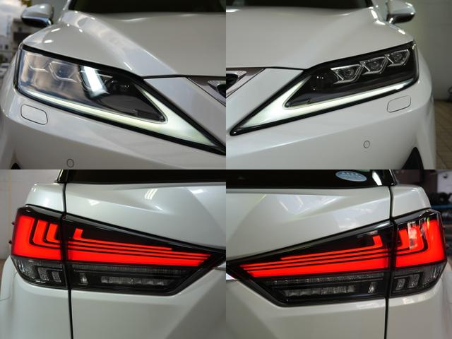 RX RX450h バージョンL サンルーフ ナビ フルセグ 全方位カメラ 黒本革シート HUD パワーバックドア シートヒーター ベンチレーション ステアリングヒーター 純正フロントドラレコ スマートキー2つ カードキー(5枚目)