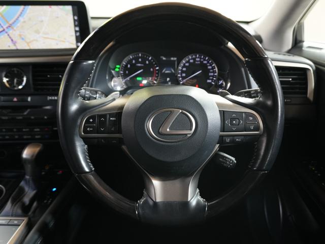 RX RX450h バージョンL サンルーフ ナビ フルセグ 全方位カメラ 黒本革シート HUD パワーバックドア シートヒーター ベンチレーション ステアリングヒーター 純正フロントドラレコ スマートキー2つ カードキー(11枚目)