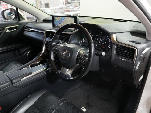 RX RX450h バージョンL サンルーフ ナビ フルセグ 全方位カメラ 黒本革シート HUD パワーバックドア シートヒーター ベンチレーション ステアリングヒーター 純正フロントドラレコ スマートキー2つ カードキー(41枚目)