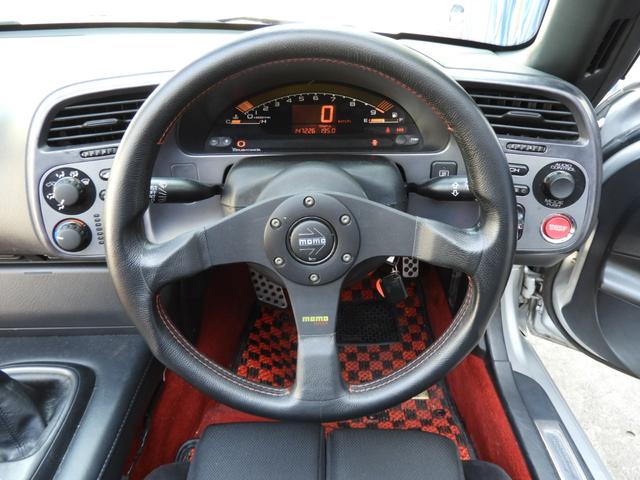 ベースグレード ARVOUフルタップ車高調 RECAROフルバケット moduloエアロ RG-O製マフラー 後期AP2純正アルミホイール HID ETC momoステアリング(33枚目)