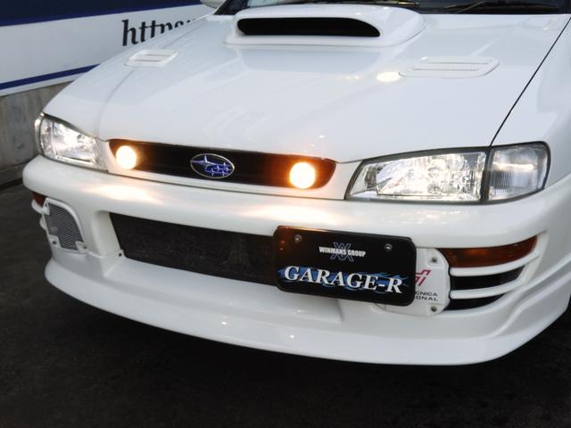 インプレッサ ＷＲＸ　ＳＴｉバージョンＩＶ　ＯＬＩＮＳ車高調　社外エキマニ　前後ＬＳＤ　ＢＬＩＴＺマフラー　ＳＡＲＤスポ触媒　強化クラッチ　ＨＫＳ　ＥＶＣ　軽量カーボンドア　ＡＤＶＡＮレーシング１７インチＡＷ　スリットローター　追加３連メーター（21枚目）