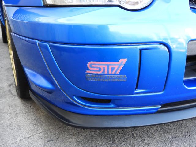 インプレッサ ＷＲＸ　ＳＴｉ　アプライドＥ型　ＳＴＩフロントリップ　ＳＴＩマフラー　ＢＬＩＴＺエアクリーナー　ＳＴＩブースト＆水温＆油温＆油圧計　カロッツェリアＨＤＤナビ　　Ｂｌｕｅｔｏｏｔｈオーディオ　ＥＴＣ（12枚目）