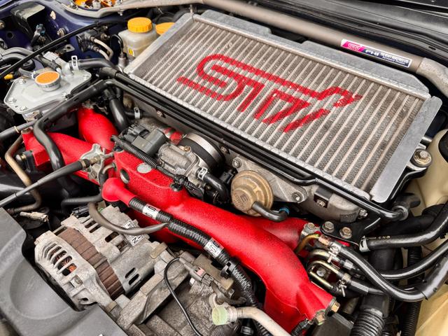 インプレッサ ＷＲＸ　ＳＴｉ　Ｅ型　フジツボマフラー　ＸＹＺ車高調　ＳＴＩフロントスポイラー　ＳＴＩタワーバー　ＳＴＩブースト計　純正ブレンボキャリパー　純正１７ＡＷ　ケンウッドナビ　前後ドラレコ　ＥＴＣ　タイミングベルト交換済（68枚目）