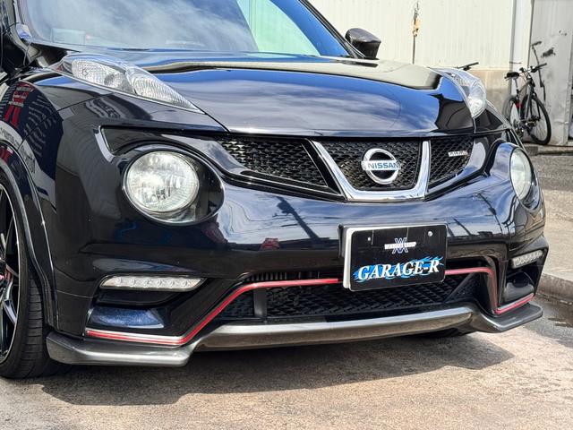ジューク ニスモ　純正フルエアロ　ＢＬＩＴＺ車高調　ＲＡＹ’Ｓ２０インチＡＷ　柿本改マフラー　ナビ　ＴＶ　ＥＴＣ　Ｂｌｕｅｔｏｏｔｈオーディオ　ＨＩＤ　バックカメラ　社外ＬＥＤテール　スマートキー　保証書　取扱説明書（6枚目）