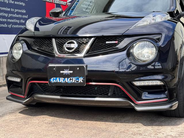 ジューク ニスモ　純正フルエアロ　ＢＬＩＴＺ車高調　ＲＡＹ’Ｓ２０インチＡＷ　柿本改マフラー　ナビ　ＴＶ　ＥＴＣ　Ｂｌｕｅｔｏｏｔｈオーディオ　ＨＩＤ　バックカメラ　社外ＬＥＤテール　スマートキー　保証書　取扱説明書（7枚目）