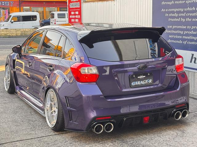 インプレッサスポーツ ２．０ｉ　ＶＡＢ顔面移植　Ｖａｒｉｓワイドフェンダー　ワイドボディ　車高調　ＺＳＳフルアーム　エアクリ　エキマニ　スポ触媒　マフラー　ＬＥＯＮＨＡＲＤＩＲＩＴＴ　大型キャリパー　ナビ　ＴＶ　Ｂｌｕｅｔｏｏｔｈ（9枚目）