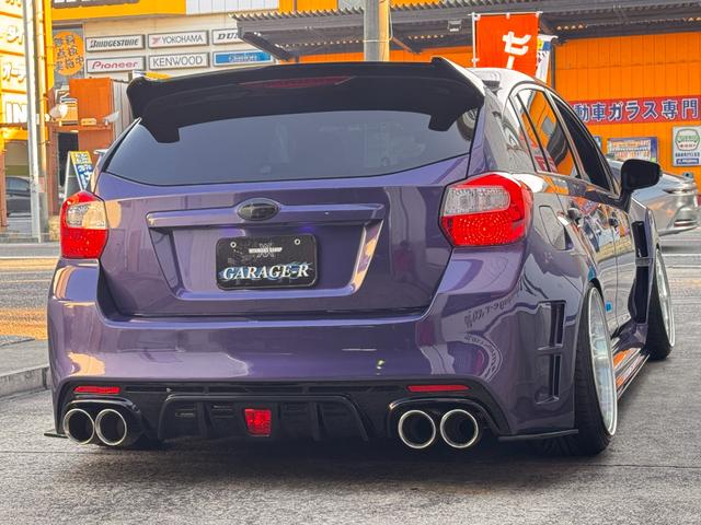 インプレッサスポーツ ２．０ｉ　ＶＡＢ顔面移植　Ｖａｒｉｓワイドフェンダー　ワイドボディ　車高調　ＺＳＳフルアーム　エアクリ　エキマニ　スポ触媒　マフラー　ＬＥＯＮＨＡＲＤＩＲＩＴＴ　大型キャリパー　ナビ　ＴＶ　Ｂｌｕｅｔｏｏｔｈ（13枚目）