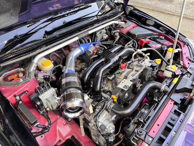 インプレッサスポーツ ２．０ｉ　ＶＡＢ顔面移植　Ｖａｒｉｓワイドフェンダー　ワイドボディ　車高調　ＺＳＳフルアーム　エアクリ　エキマニ　スポ触媒　マフラー　ＬＥＯＮＨＡＲＤＩＲＩＴＴ　大型キャリパー　ナビ　ＴＶ　Ｂｌｕｅｔｏｏｔｈ（32枚目）
