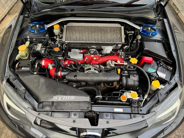 インプレッサ WRX STi アドバン18AW RSR車高調 HKSマフラ-&キャタライザ- コトスポ-ツ強化ブロ-オフ シムスレ-シングエアインダクションボックス ゼロスポ-ツエアインテ-ク 前後クスコタワ-バ- タイベル交換済(65枚目)