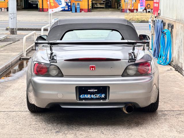 S2000 ベースグレード TEIN車高調 アドバン17AW カーボンGTウィング エンジンマウント、ミッションマウント交換済 リアデフマウント前後交換済 リアスタビリンク交換済 HKSラジエターキャップ トラストチタンマフラー(25枚目)