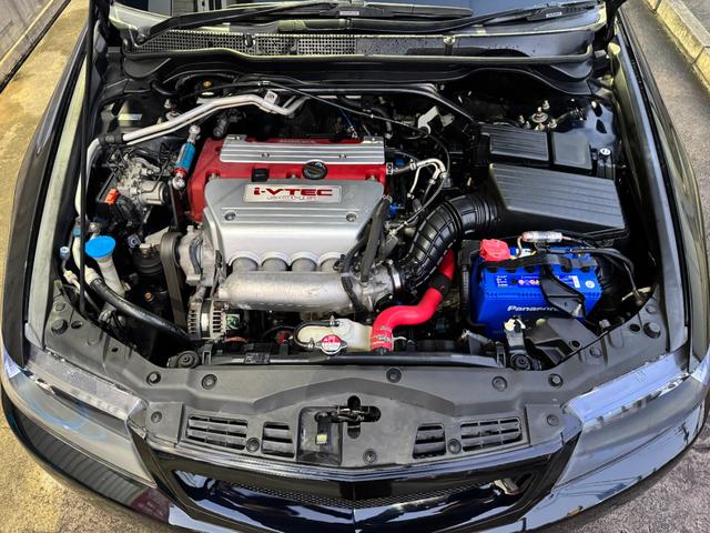 アコード ユーロＲ　後期　アドバン１７ＡＷ　ブレンボキャリパー　ＴＥＩＮ車高調　ＳＰＯＯＮマフラー　Ｊ’ｓレーシングエキマニ　無限シフター＆フロントグリル　ＳＥＥＫＥＲエンジントルクダンパー　ＲＵＮＭＡＸブレーキホース（59枚目）