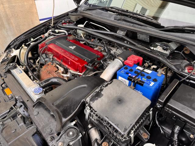 ランサー ＧＳＲエボリューションＩＸ　６速ＭＴ　ＨＫＳマフラー　ＢＬＩＴＺ車高調　ＢＬＩＴＺアルミラジエター　ＷＯＲＫエモーション１８インチ　ブレンボキャリパー　ＭＩＶＥＣターボ　ＨＩＤ　ナビ　ＥＴＣ　地デジＴＶ　Ｂｌｕｅｔｏｏｔｈ（32枚目）