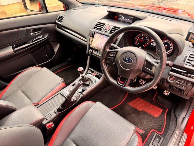 WRX STI STI タイプS 後期アプライドD型 STIフルエアロ HKSマフラー TEIN車高調 ブレンボ6potキャリパ― タイミングベルト交換済 社外ナビ Bluetooth 地デジTV バックカメラ ETC ドラレコ(52枚目)