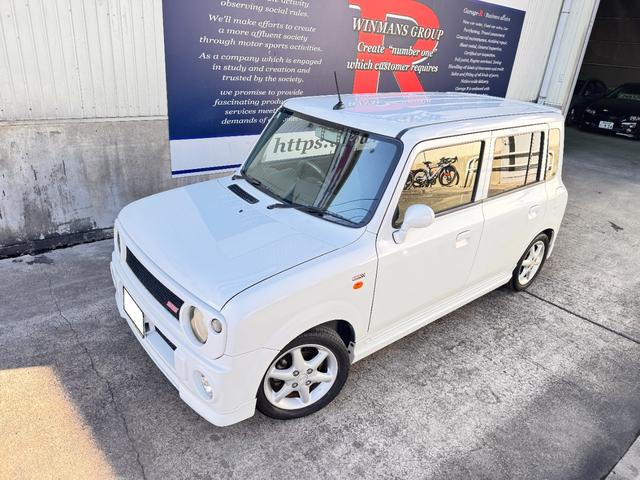 アルトラパン SS 後期型 5速MT オルタネ-タ ドライブシャフトリビルト交換済 PCVバルブ スパ-クプラグ ファンベルト タペットカバ-パッキン デフシ-ル タイロッドエンドブ-ツ交換済 純正フルエアロ ロ-ダウン(3枚目)