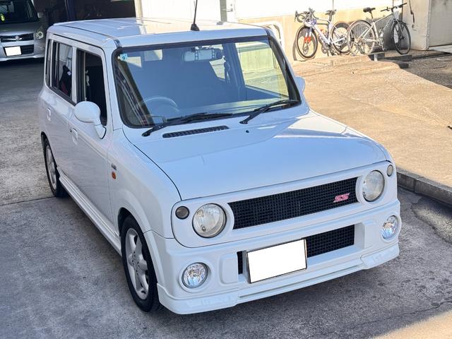 アルトラパン SS 後期型 5速MT オルタネ-タ ドライブシャフトリビルト交換済 PCVバルブ スパ-クプラグ ファンベルト タペットカバ-パッキン デフシ-ル タイロッドエンドブ-ツ交換済 純正フルエアロ ロ-ダウン(5枚目)