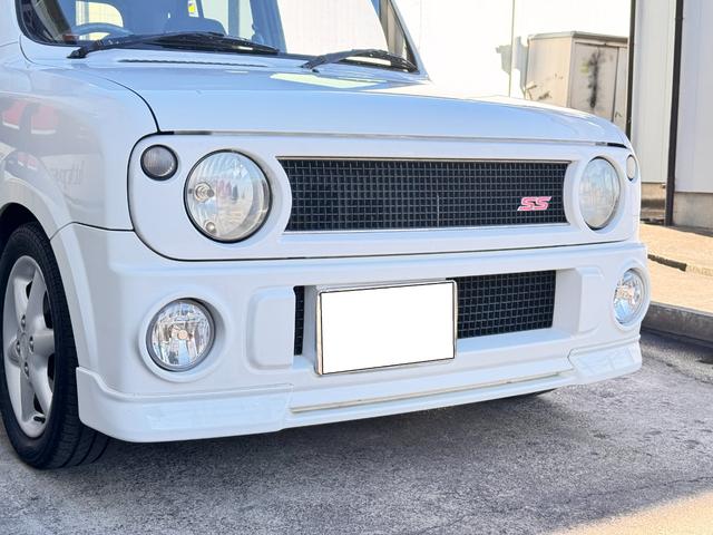 アルトラパン SS 後期型 5速MT オルタネ-タ ドライブシャフトリビルト交換済 PCVバルブ スパ-クプラグ ファンベルト タペットカバ-パッキン デフシ-ル タイロッドエンドブ-ツ交換済 純正フルエアロ ロ-ダウン(6枚目)