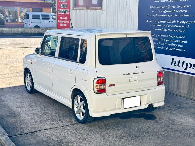 アルトラパン SS 後期型 5速MT オルタネ-タ ドライブシャフトリビルト交換済 PCVバルブ スパ-クプラグ ファンベルト タペットカバ-パッキン デフシ-ル タイロッドエンドブ-ツ交換済 純正フルエアロ ロ-ダウン(9枚目)