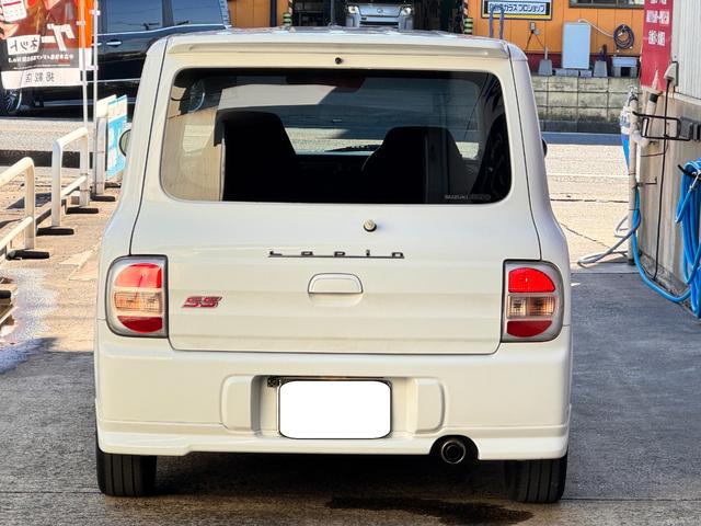 アルトラパン SS 後期型 5速MT オルタネ-タ ドライブシャフトリビルト交換済 PCVバルブ スパ-クプラグ ファンベルト タペットカバ-パッキン デフシ-ル タイロッドエンドブ-ツ交換済 純正フルエアロ ロ-ダウン(10枚目)