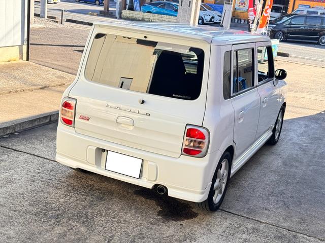 アルトラパン SS 後期型 5速MT オルタネ-タ ドライブシャフトリビルト交換済 PCVバルブ スパ-クプラグ ファンベルト タペットカバ-パッキン デフシ-ル タイロッドエンドブ-ツ交換済 純正フルエアロ ロ-ダウン(11枚目)