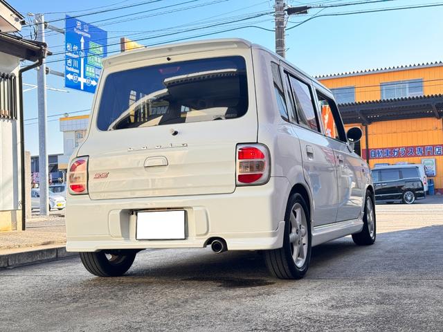 アルトラパン SS 後期型 5速MT オルタネ-タ ドライブシャフトリビルト交換済 PCVバルブ スパ-クプラグ ファンベルト タペットカバ-パッキン デフシ-ル タイロッドエンドブ-ツ交換済 純正フルエアロ ロ-ダウン(12枚目)