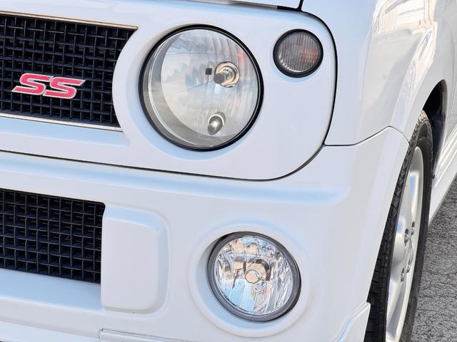 アルトラパン SS 後期型 5速MT オルタネ-タ ドライブシャフトリビルト交換済 PCVバルブ スパ-クプラグ ファンベルト タペットカバ-パッキン デフシ-ル タイロッドエンドブ-ツ交換済 純正フルエアロ ロ-ダウン(16枚目)