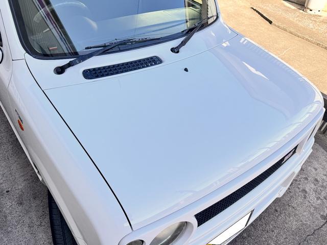 アルトラパン SS 後期型 5速MT オルタネ-タ ドライブシャフトリビルト交換済 PCVバルブ スパ-クプラグ ファンベルト タペットカバ-パッキン デフシ-ル タイロッドエンドブ-ツ交換済 純正フルエアロ ロ-ダウン(19枚目)