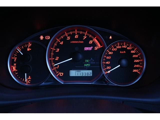 インプレッサ WRX STi 1年保証 ワンオーナー 社外ナビ フルセグTV ETC スペアキー WAKO‘Sプロステージオイル交換、オイルフィルター交換 バッテリー新品 取説 D記録簿(12枚目)