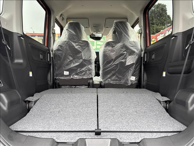 スペーシア ハイブリッドG 届出済未使用車 スズキセーフティサポート 横滑り防止装置 両側スライドドア オートエアコン オートライト プッシュスタート スマートキー パワーウインドウ アイドリングストップ 禁煙車 修復歴無(10枚目)