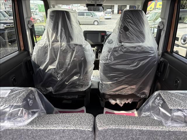 スペーシア ハイブリッドＧ　届出済未使用車　スズキセーフティサポート　横滑り防止装置　両側スライドドア　オートエアコン　オートライト　プッシュスタート　スマートキー　パワーウインドウ　アイドリングストップ　禁煙車　修復歴無（18枚目）