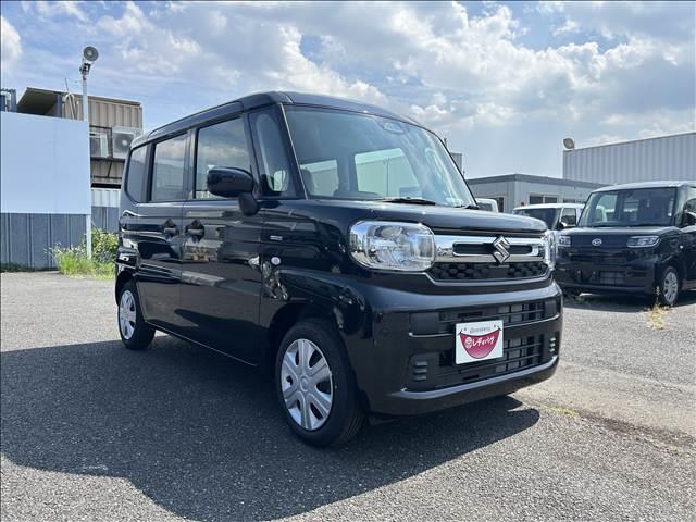 スペーシア ハイブリッドＧ　届出済未使用車　スズキセーフティサポート　横滑り防止装置　両側スライドドア　オートエアコン　オートライト　プッシュスタート　スマートキー　パワーウインドウ　アイドリングストップ　禁煙車　修復歴無（12枚目）