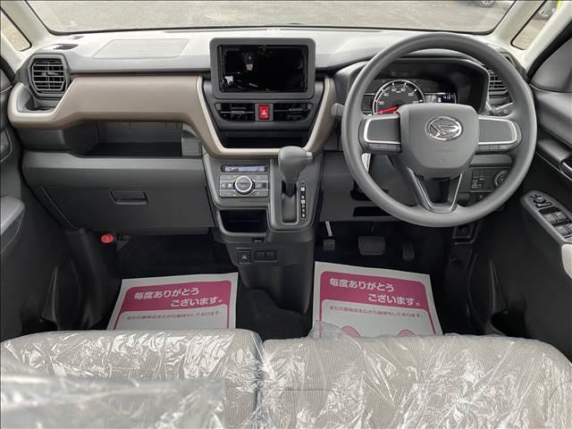 ムーヴ Ｘ　届出済未使用車　両側スライドドア（片側電動スライドドア）　衝突軽減ブレーキシステム　　ＬＥＤヘッドライト　パーキングセンサー　オートエアコン　スマートキー　禁煙車　パワーステアリング　修復歴無（13枚目）