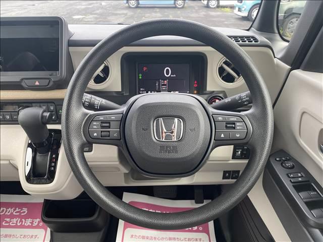 Ｎ－ＢＯＸ ベースグレード　届出済未使用車　衝突軽減ブレーキ　両側スライドドア　ＬＥＤヘッドライト　スマートキー　オートエアコン　アイドリングストップ　禁煙車　パワーステアリング　パワーウインドウ　修復歴無（8枚目）