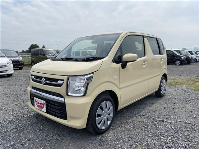 ワゴンＲ ＦＸ　届出済未使用車　ＣＤプレーヤー付き　衝突軽減ブレーキ　横滑り防止装置　ヘッドランプハロゲン　スマートキー　禁煙車　オートエアコン　セキュリティアラーム　パワーウインドウ　修復歴無（6枚目）
