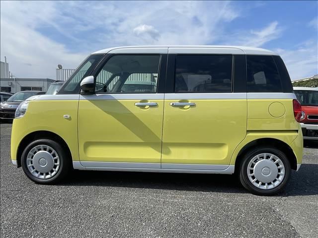 ムーヴキャンバス ストライプスＸ　届出済未使用車　両側電動スライドドア　衝突軽減ブレーキシステム　アイドリングストップ　コーナーセンサー　パーキングセンサー　オートエアコン　スマートキー　禁煙車　パワーステアリング　修復歴無（7枚目）