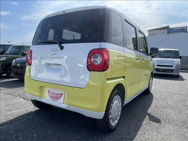 ムーヴキャンバス ストライプスＸ　届出済未使用車　両側電動スライドドア　衝突軽減ブレーキシステム　アイドリングストップ　コーナーセンサー　パーキングセンサー　オートエアコン　スマートキー　禁煙車　パワーステアリング　修復歴無（10枚目）