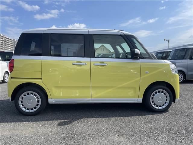 ムーヴキャンバス ストライプスＸ　届出済未使用車　両側電動スライドドア　衝突軽減ブレーキシステム　アイドリングストップ　コーナーセンサー　パーキングセンサー　オートエアコン　スマートキー　禁煙車　パワーステアリング　修復歴無（11枚目）