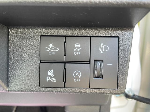 ムーヴキャンバス ストライプスＸ　届出済未使用車　両側電動スライドドア　衝突軽減ブレーキシステム　アイドリングストップ　コーナーセンサー　パーキングセンサー　オートエアコン　スマートキー　禁煙車　パワーステアリング　修復歴無（34枚目）