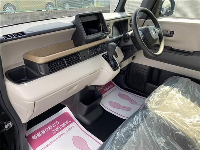 Ｎ－ＢＯＸ ベースグレード　届出済未使用車　衝突軽減ブレーキ　両側スライドドア　ＬＥＤヘッドライト　スマートキー　プッシュスタート　オートエアコン　アイドリングストップ　禁煙車　パワーステアリング　パワーウインドウ　修復歴無（14枚目）