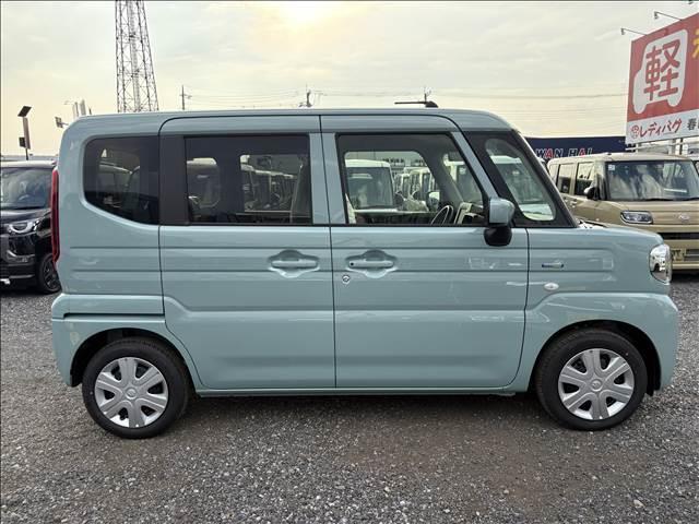 スペーシア ハイブリッドG 届出済未使用車 スズキセーフティサポート 横滑り防止装置 両側スライドドア オートエアコン オートライト プッシュスタート スマートキー パワーウインドウ アイドリングストップ 禁煙車 修復歴無(11枚目)