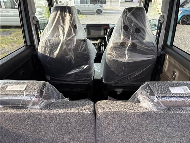 スペーシア ハイブリッドG 届出済未使用車 スズキセーフティサポート 横滑り防止装置 両側スライドドア オートエアコン オートライト プッシュスタート スマートキー パワーウインドウ アイドリングストップ 禁煙車 修復歴無(18枚目)