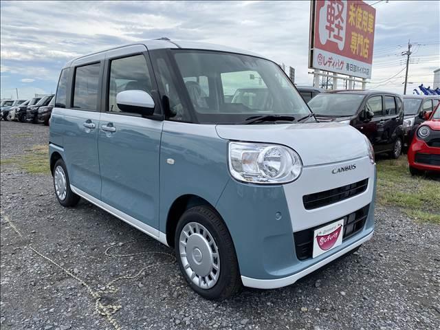 ムーヴキャンバス ストライプスＸ　届出済未使用車　両側電動スライドドア　衝突軽減ブレーキシステム　アイドリングストップ　コーナーセンサー　パーキングセンサー　オートエアコン　スマートキー　禁煙車　パワーステアリング　修復歴無（12枚目）