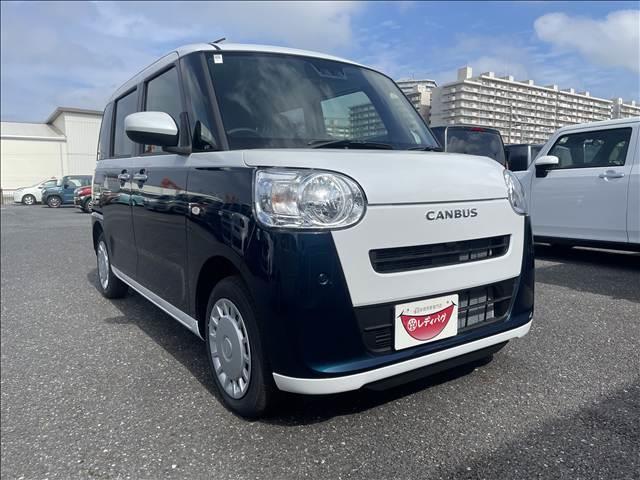 ムーヴキャンバス ストライプスＸ　届出済未使用車　両側電動スライドドア　衝突軽減ブレーキシステム　アイドリングストップ　コーナーセンサー　パーキングセンサー　オートエアコン　スマートキー　禁煙車　パワーステアリング　修復歴無（12枚目）