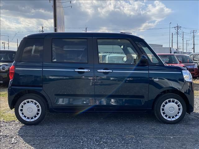 ムーヴキャンバス セオリーＸ　届出済未使用車　両側電動スライドドア　衝突軽減ブレーキシステム　アイドリングストップ　コーナーセンサー　パーキングセンサー　オートエアコン　スマートキー　禁煙車　パワーステアリング　修復歴無（11枚目）