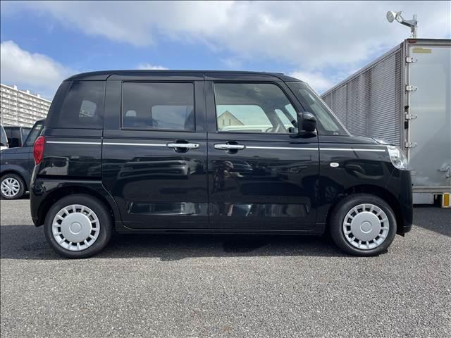 ムーヴキャンバス セオリーＸ　届出済未使用車　両側電動スライドドア　衝突軽減ブレーキシステム　アイドリングストップ　コーナーセンサー　パーキングセンサー　オートエアコン　スマートキー　禁煙車　パワーステアリング　修復歴無（11枚目）