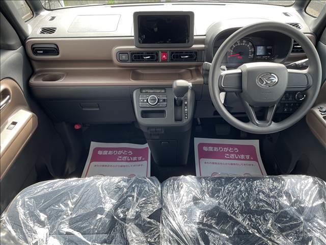ムーヴキャンバス セオリーＸ　届出済未使用車　両側電動スライドドア　衝突軽減ブレーキシステム　アイドリングストップ　コーナーセンサー　パーキングセンサー　オートエアコン　スマートキー　禁煙車　パワーステアリング　修復歴無（13枚目）