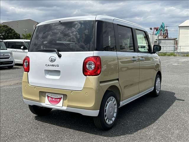 ムーヴキャンバス ストライプスＸ　届出済未使用車　両側電動スライドドア　衝突軽減ブレーキシステム　アイドリングストップ　コーナーセンサー　パーキングセンサー　オートエアコン　スマートキー　禁煙車　パワーステアリング　修復歴無（10枚目）
