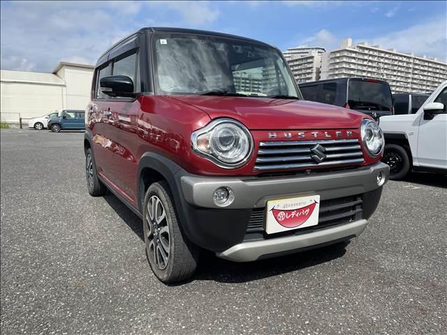 ハスラー Ｊターボ　全方位モニター用カメラパッケージ装着車　衝突被害軽減ブレーキ　アイドリングストップ　スマートキー　アルミホイール　シートヒーター　ＬＥＤヘッドランプ　オートエアコン　クルーズコントロール　修復歴無（16枚目）