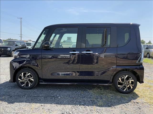 タント カスタムＸ　届出済未使用車　衝突軽減ブレーキ　ＬＥＤヘッドライト　衝突軽減ブレーキ　ロングスライドシート　　衝突軽減ブレーキ　ピラーレス　アイドリングストップ　横滑り防止装置　オートエアコン　禁煙車　修復歴無（7枚目）
