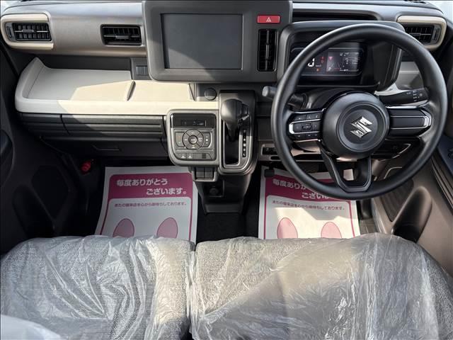 スペーシア ハイブリッドG 届出済未使用車 スズキセーフティサポート 横滑り防止装置 両側スライドドア オートエアコン オートライト プッシュスタート スマートキー パワーウインドウ アイドリングストップ 禁煙車 修復歴無(13枚目)