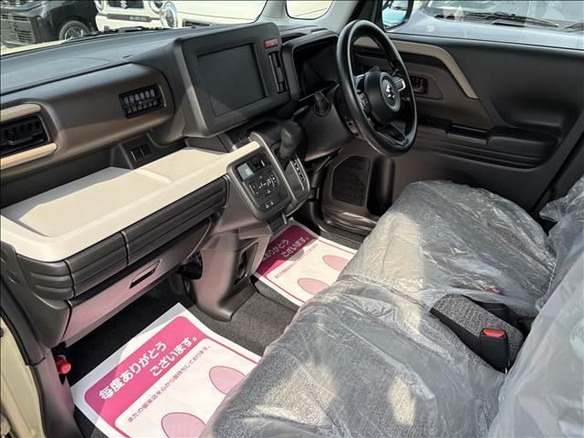 スペーシア ハイブリッドG 届出済未使用車 スズキセーフティサポート 横滑り防止装置 両側スライドドア オートエアコン オートライト プッシュスタート スマートキー パワーウインドウ アイドリングストップ 禁煙車 修復歴無(14枚目)